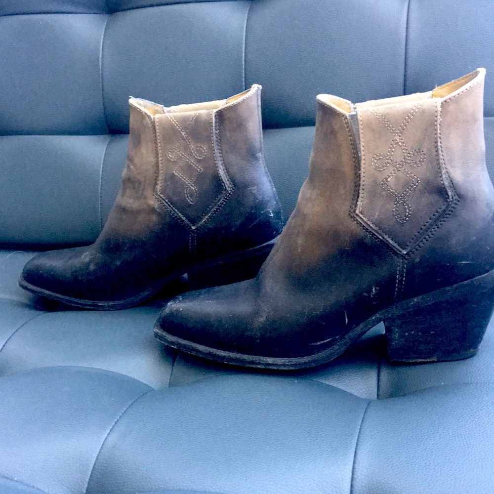 Free people ankle booties size 8